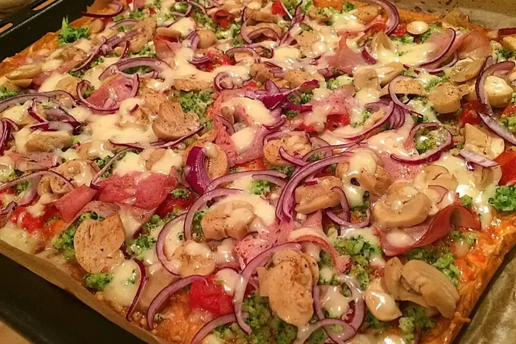 Köstliche Low-Carb-Pizza