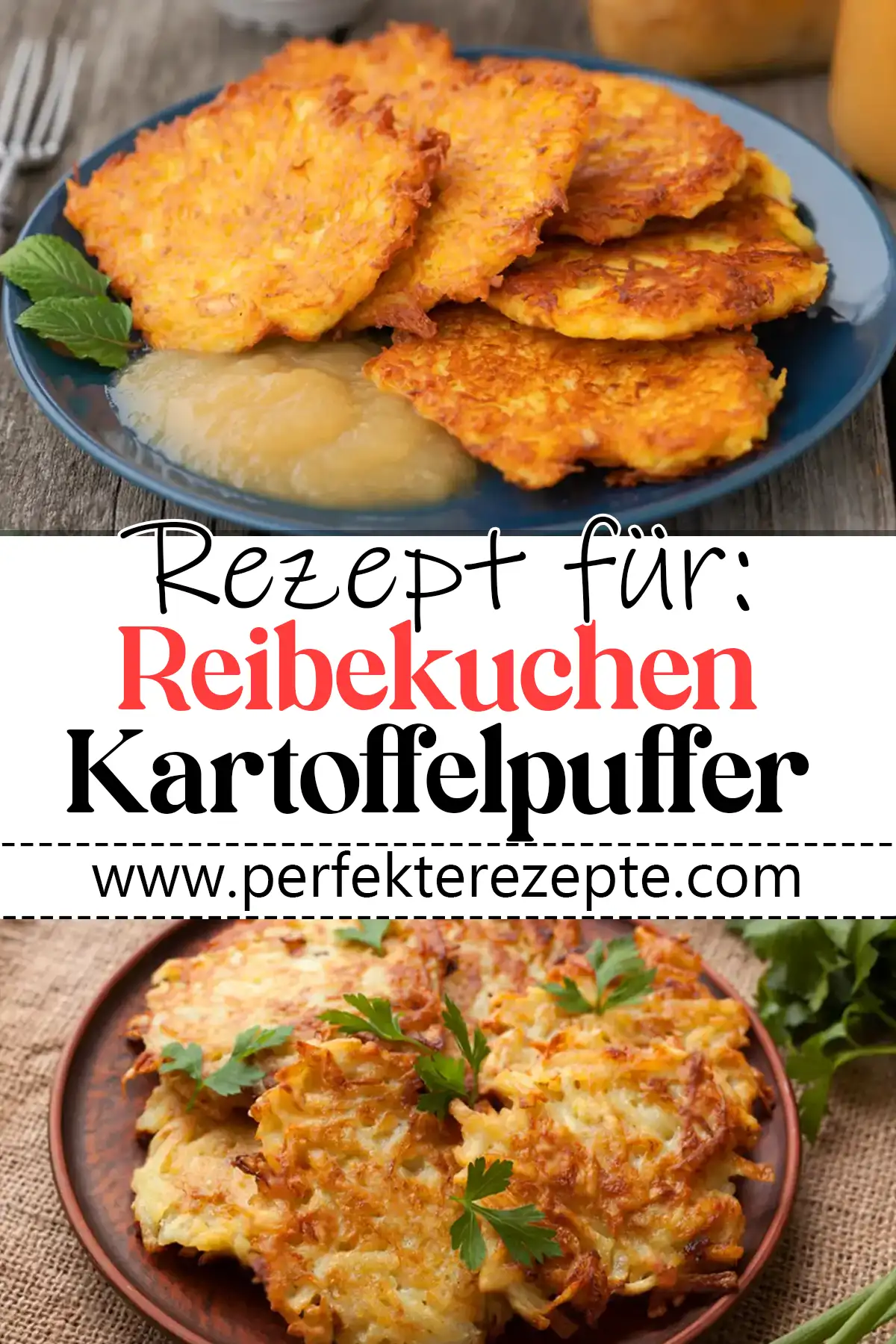 Reibekuchen - Kartoffelpuffer Rezept