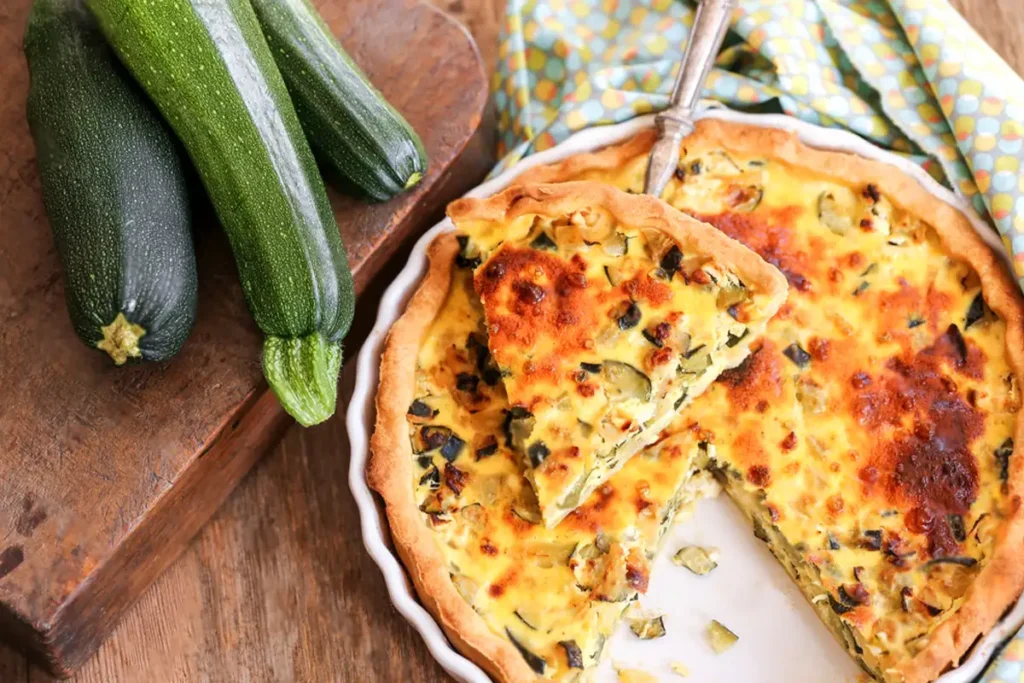 Schafskäse-Zucchini-Quiche Rezept