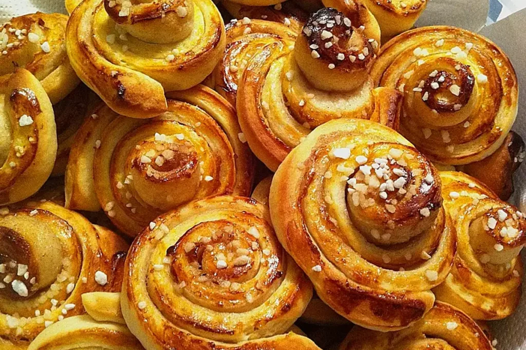 Schwedische Zimtschnecken - Kanelbullar Rezept
