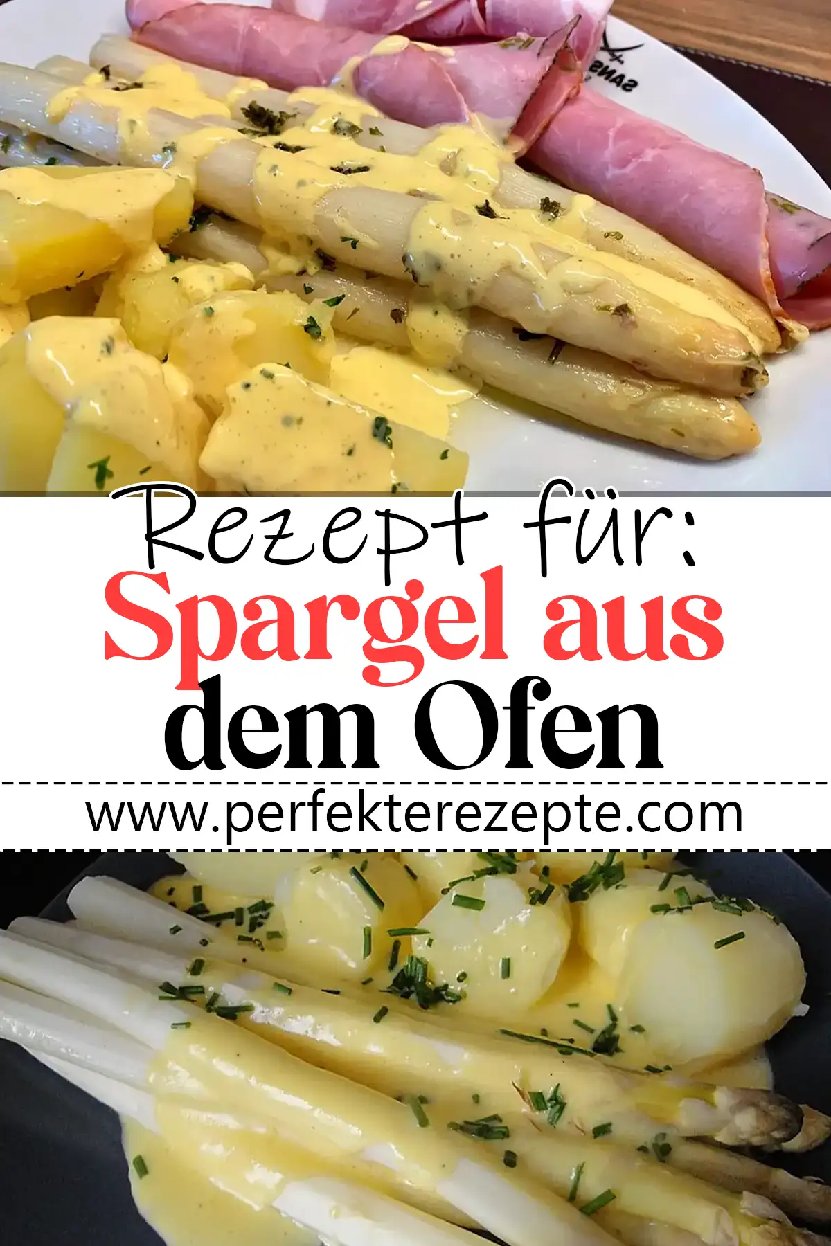 Spargel aus dem Ofen Rezet