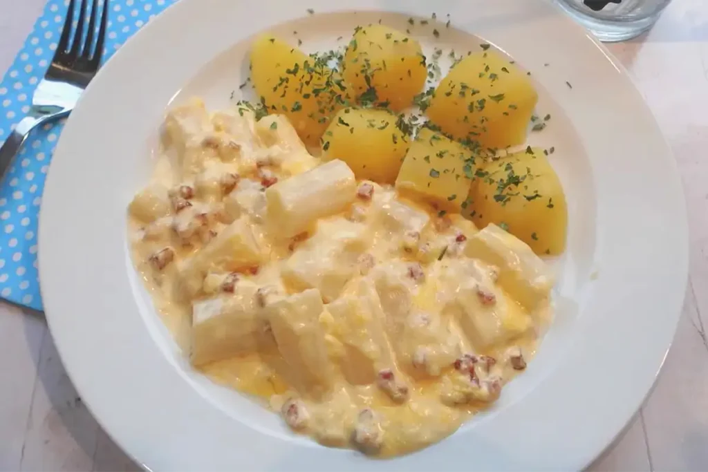Spargelauflauf Rezept aus rohem Spargel