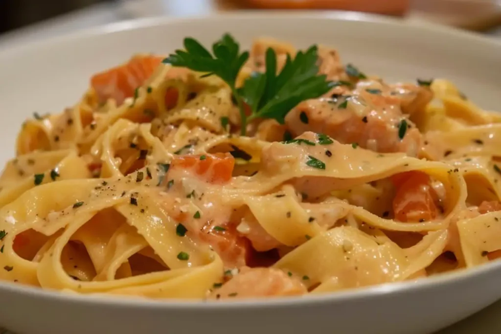 Tagliatelle al Salmone Rezept