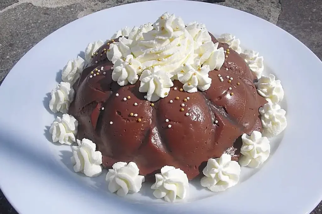 Gourmet-Schoko-Pudding selbstgemacht, sahnig und schokoladig