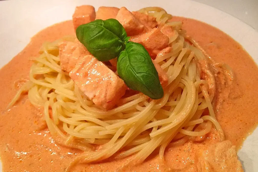 Lachs-Sahnesoße zu Nudeln Rezept - Schnelle und Einfache Rezepte
