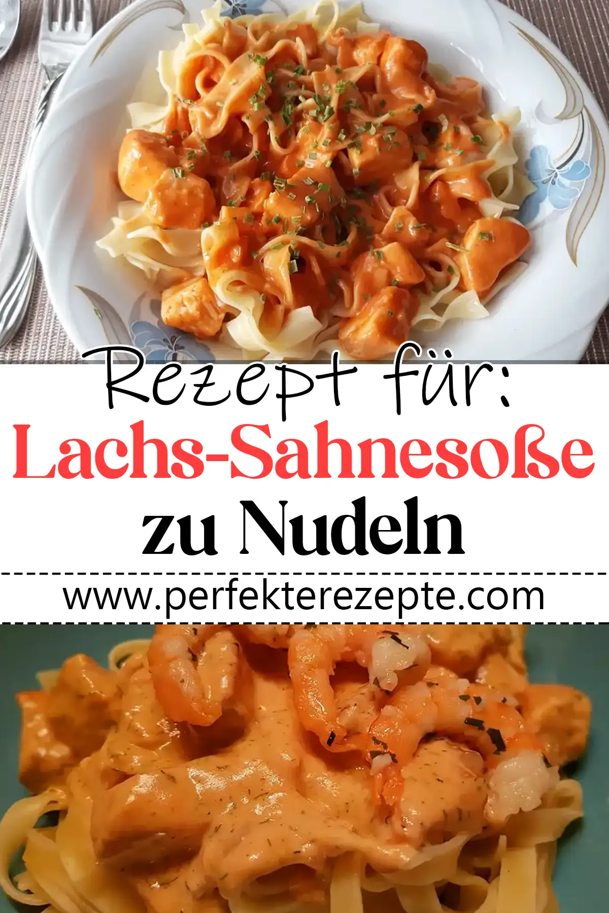 Lachs-Sahnesoße zu Nudeln Rezept - Schnelle und Einfache Rezepte