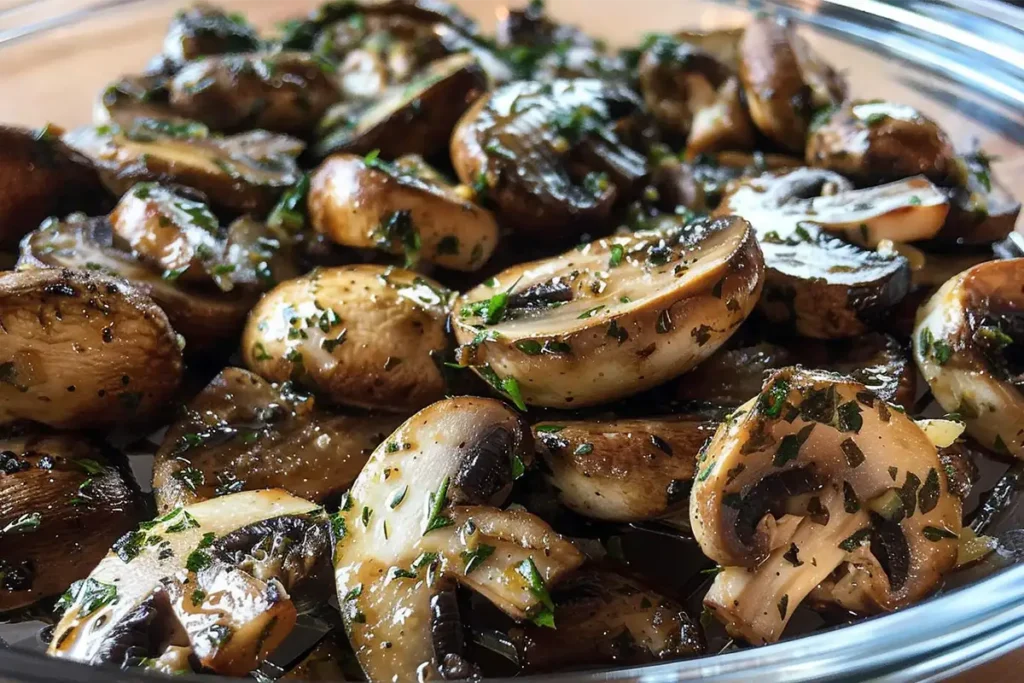 Marinierte Champignons vom Grill