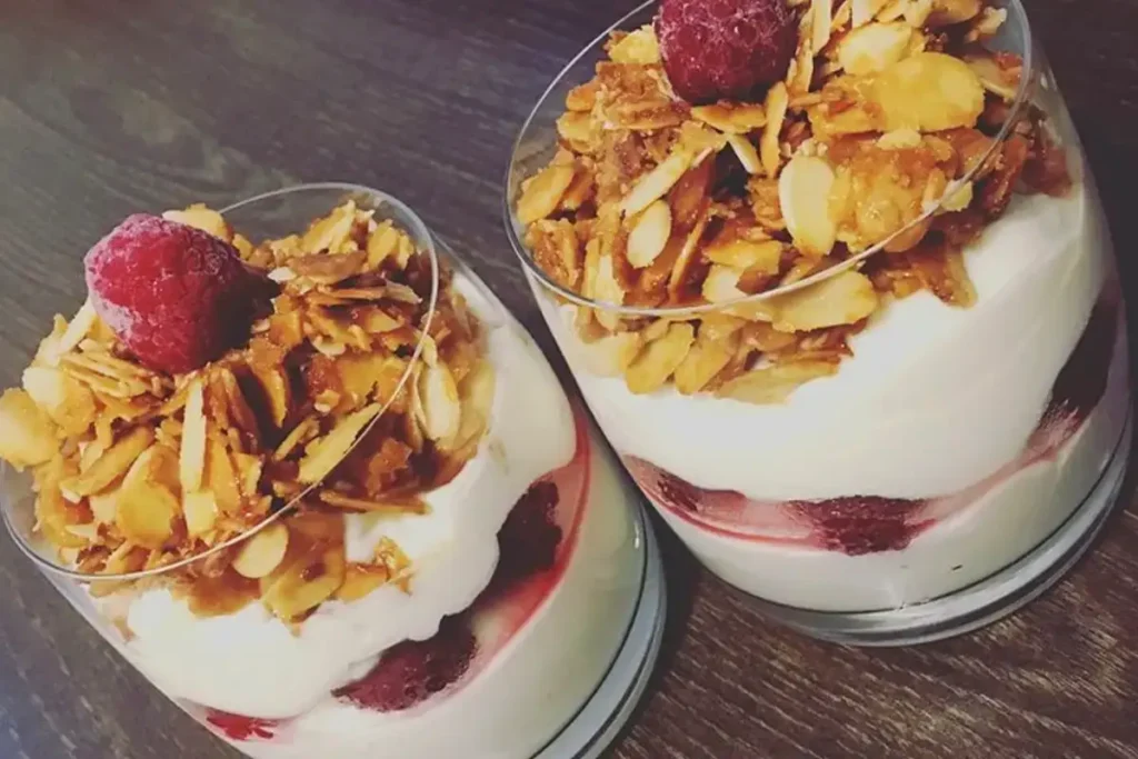 Schnelles Himbeer Dessert Rezept