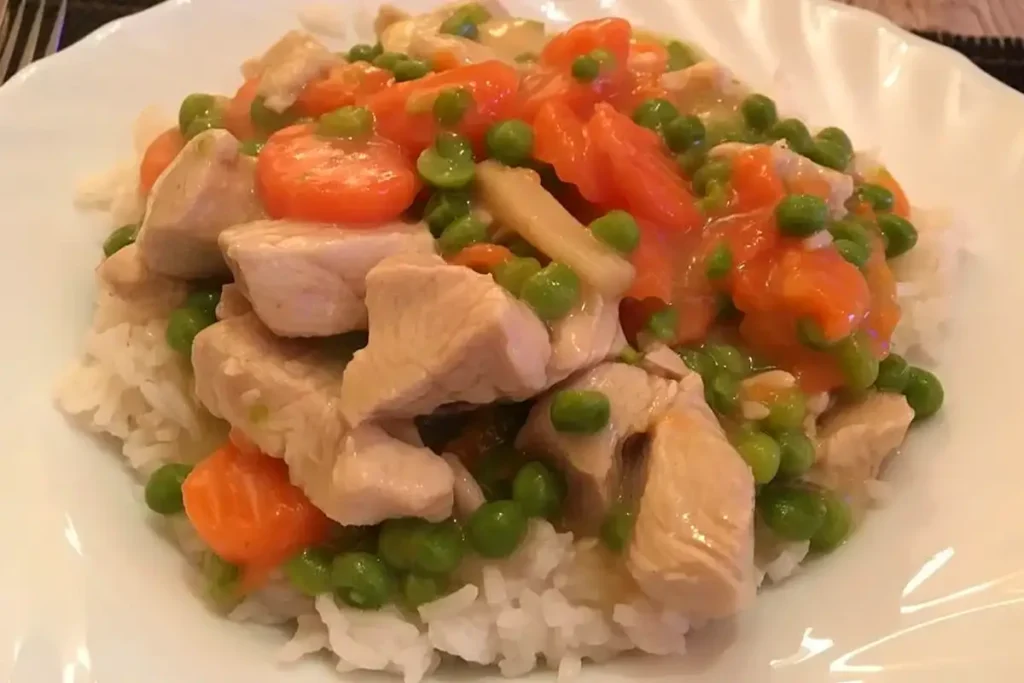 Schnelles Hühnerfrikassee Rezept