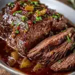 Ein schmackhafter Sauerbraten nach traditionellem Rezept