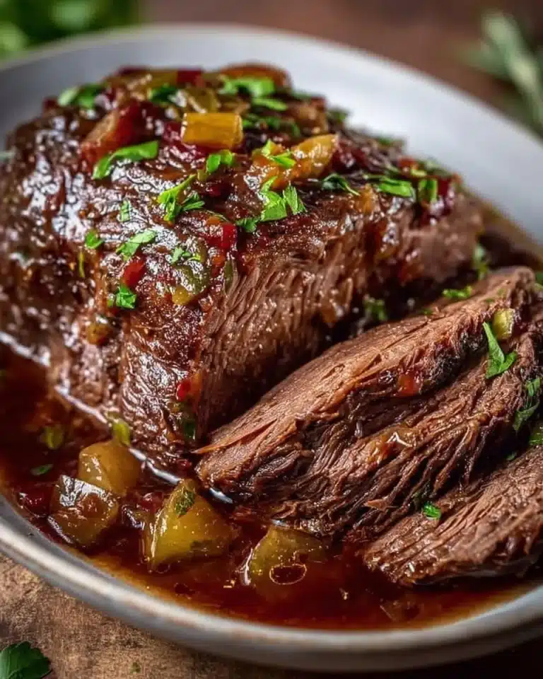 Ein schmackhafter Sauerbraten nach traditionellem Rezept