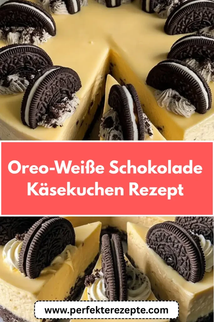 Oreo-Weiße Schokolade Käsekuchen Rezept