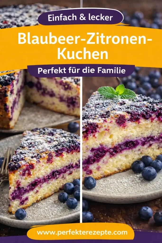 Blaubeer-Zitronen-Kuchen
