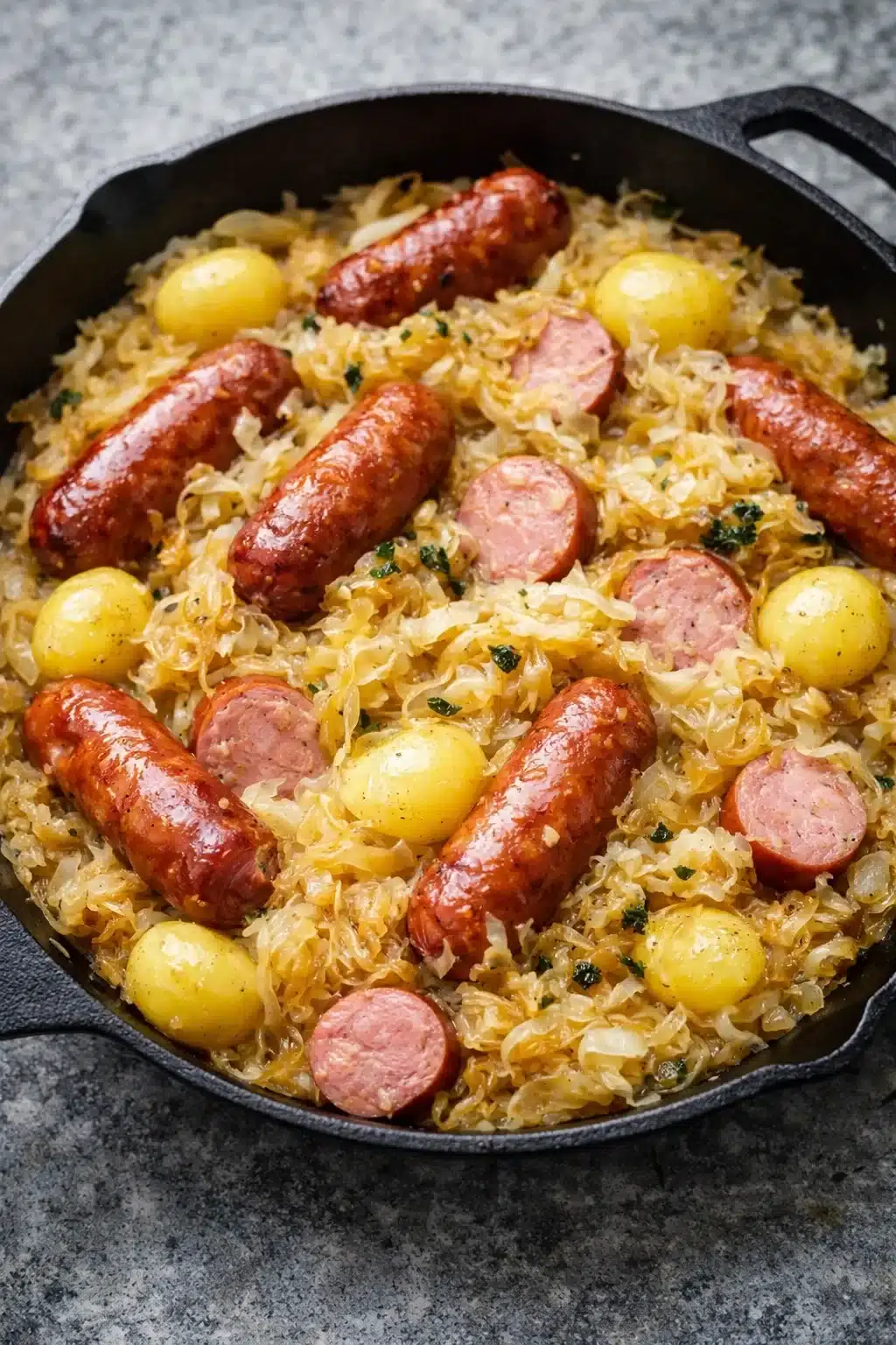 Meine deutsche Oma hat das jeden Sonntag gemacht. 20 Jahre lang habe ich es nicht mehr gegessen ... bis heute.