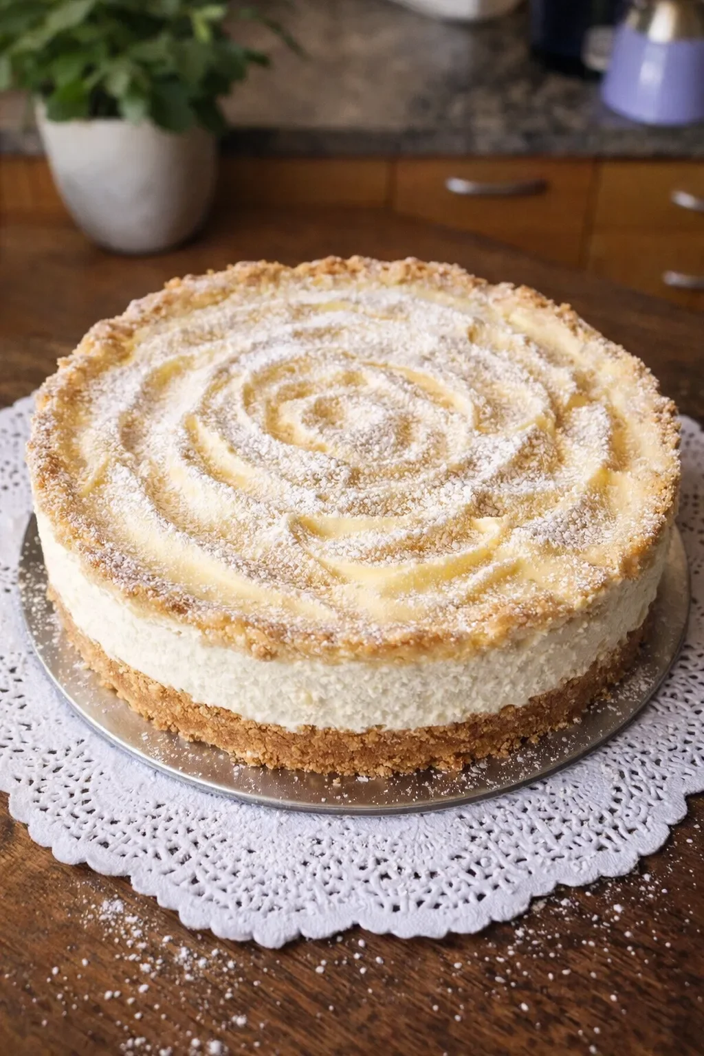 Quarkkuchen mit Baiser Rezept -Cremig & Goldbraun Gebacken