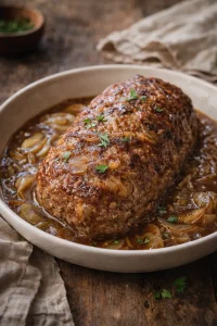 Leckerer Rinderhackfleisch-Käseauflauf aus dem Ofen
